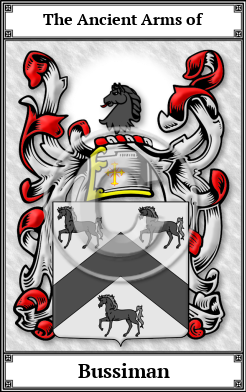 Bussiman Family Crest Download (JPG) Book Plated - 600 DPI