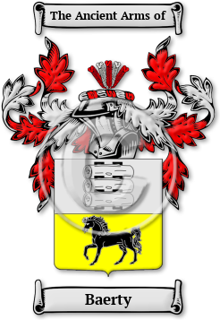 Baerty Family Crest Download (jpg) Legacy Series - 150 DPI