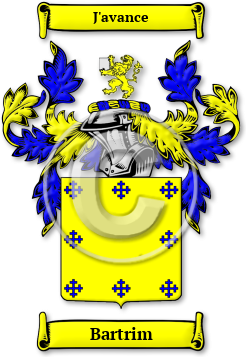 Bartrim Family Crest Download (jpg) Legacy Series - 150 DPI