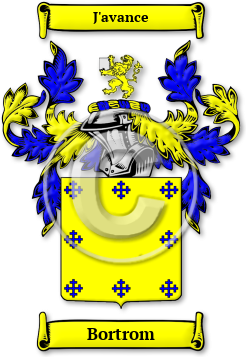 Bortrom Family Crest Download (jpg) Legacy Series - 150 DPI