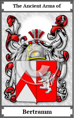 Bertramm Family Crest Download (JPG)  Book Plated - 150 DPI