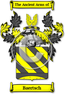Baertsch Family Crest Download (jpg) Legacy Series - 150 DPI