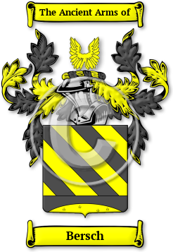 Bersch Family Crest Download (jpg) Legacy Series - 150 DPI