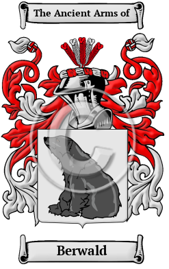 Berwald Family Crest/Coat of Arms