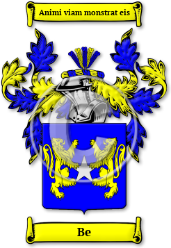 Be Family Crest Download (jpg) Legacy Series - 150 DPI