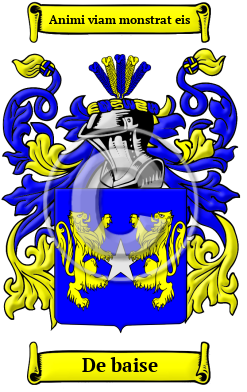 De baise Family Crest/Coat of Arms
