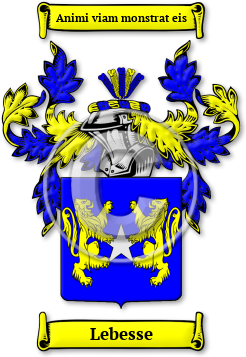 Lebesse Family Crest Download (jpg) Legacy Series - 150 DPI