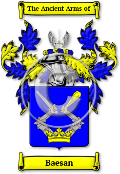 Baesan Family Crest Download (jpg) Legacy Series - 150 DPI