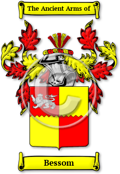 Bessom Family Crest Download (jpg) Legacy Series - 150 DPI