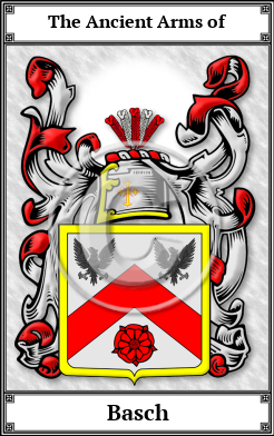 Basch Family Crest Download (JPG)  Book Plated - 150 DPI