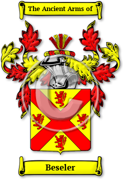 Beseler Family Crest Download (jpg) Legacy Series - 150 DPI
