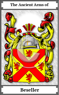 Beseller Family Crest Download (JPG) Book Plated - 600 DPI