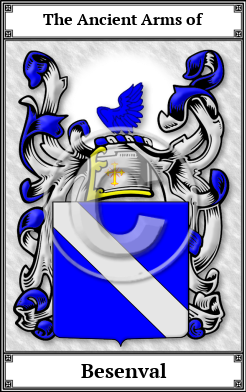 Besenval Family Crest Download (JPG)  Book Plated - 150 DPI