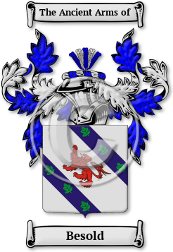 Besold Family Crest Download (jpg) Legacy Series - 150 DPI