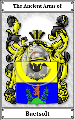 Baetsolt Family Crest Download (JPG)  Book Plated - 150 DPI