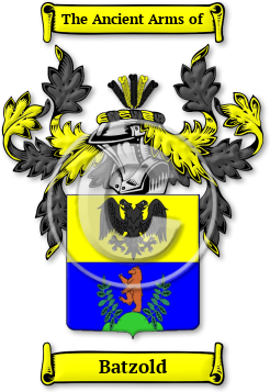 Batzold Family Crest Download (jpg) Legacy Series - 150 DPI