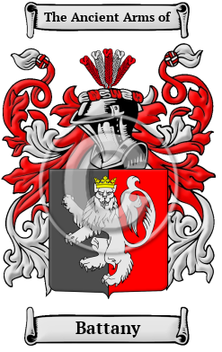 Battany Family Crest/Coat of Arms