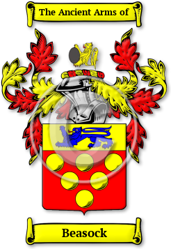 Beasock Family Crest Download (jpg) Legacy Series - 150 DPI