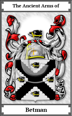 Betman Family Crest Download (JPG)  Book Plated - 150 DPI