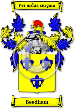 Beedham Family Crest Download (JPG) Legacy Series - 600 DPI