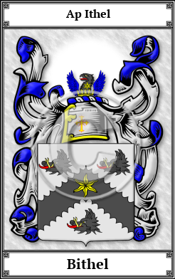 Bithel Family Crest Download (JPG) Book Plated - 600 DPI