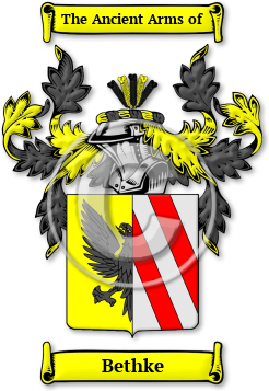Bethke Family Crest Download (JPG) Legacy Series - 600 DPI