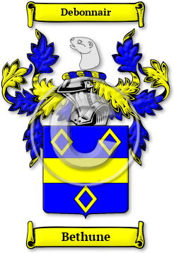 Bethune Family Crest Download (jpg) Legacy Series - 150 DPI