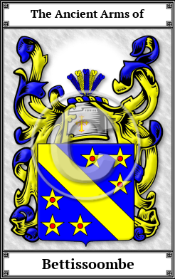 Bettissoombe Family Crest Download (JPG)  Book Plated - 150 DPI