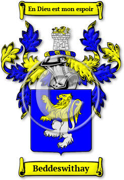 Beddeswithay Family Crest Download (jpg) Legacy Series - 150 DPI