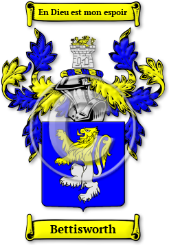 Bettisworth Family Crest Download (jpg) Legacy Series - 150 DPI