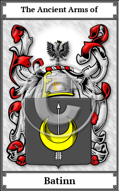 Batinn Family Crest Download (JPG)  Book Plated - 150 DPI