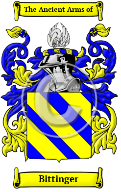 Bittinger Family Crest Download (JPG) Heritage Series - 600 DPI