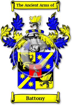 Battony Family Crest Download (JPG) Legacy Series - 600 DPI