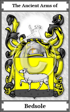 Bedsole Family Crest Download (JPG)  Book Plated - 150 DPI