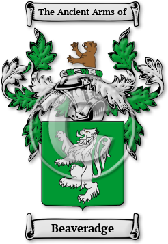 Beaveradge Family Crest Download (jpg) Legacy Series - 150 DPI