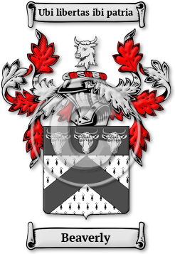 Beaverly Family Crest Download (jpg) Legacy Series - 150 DPI