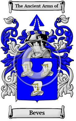 Beves Family Crest/Coat of Arms