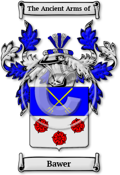 Bawer Family Crest Download (jpg) Legacy Series - 150 DPI