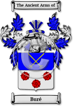 Buré Family Crest Download (jpg) Legacy Series - 150 DPI