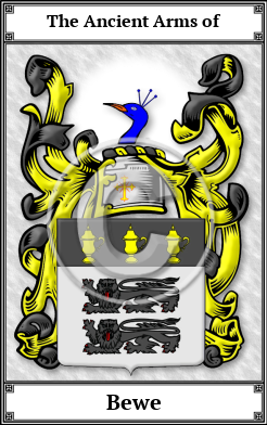 Bewe Family Crest Download (JPG)  Book Plated - 150 DPI