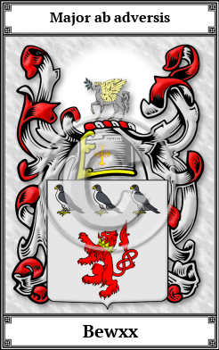 Bewxx Family Crest Download (JPG)  Book Plated - 150 DPI