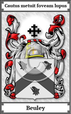 Beuley Family Crest Download (JPG)  Book Plated - 150 DPI