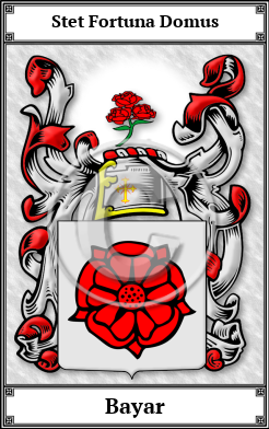 Bayar Family Crest Download (JPG) Book Plated - 600 DPI