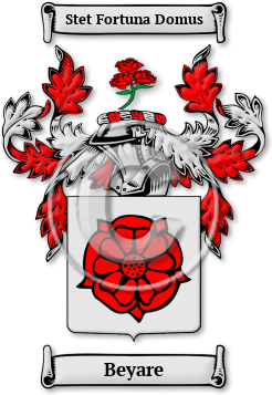 Beyare Family Crest Download (jpg) Legacy Series - 150 DPI