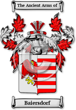Baiersdorf Family Crest Download (jpg) Legacy Series - 150 DPI