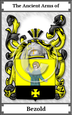 Bezold Family Crest Download (JPG) Book Plated - 600 DPI