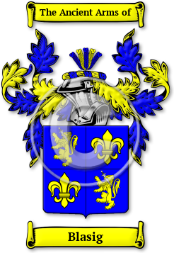 Blasig Family Crest Download (jpg) Legacy Series - 150 DPI