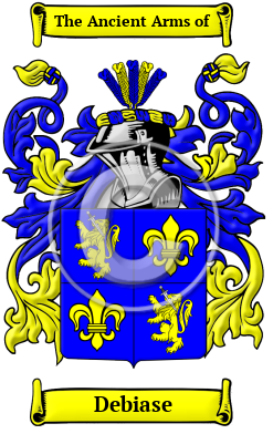 Debiase Family Crest/Coat of Arms