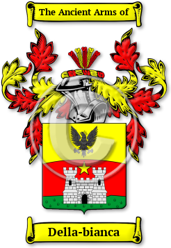 Della-bianca Family Crest Download (jpg) Legacy Series - 150 DPI