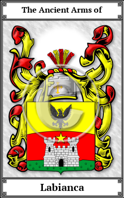 Labianca Family Crest Download (JPG)  Book Plated - 150 DPI